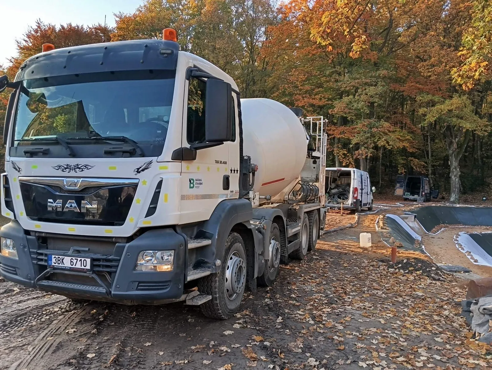 Čerpadlo betonové směsi Putzmeister na podvozku Tatra T815